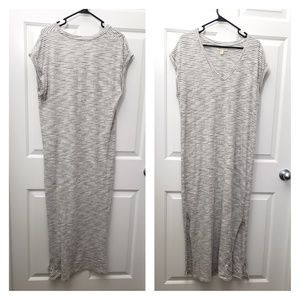 Cloth & atone long casual cotton dress L